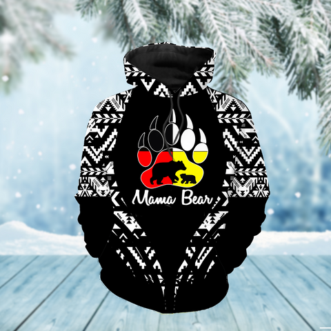 Powwow StoreHD000286 Pattern Native Pride 3D Hoodie