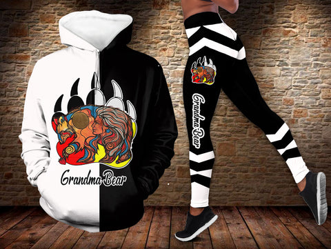 Powwow StoreHLS0067 Pattern Native 3D Hoodie Legging Set