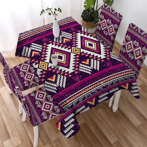 Powwow StoreTBC0019 Pattern Tribal Native Tablecloth