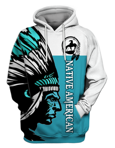 Powwow StoreHD000233 Native Pride 3D Hoodie