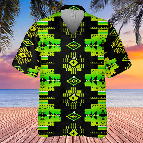 Powwow StoreGBHW00080 Pattern Native Hawaiian Shirt 3D