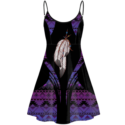 Powwow StoreSTD0030 Pattern Native American Strings Dress