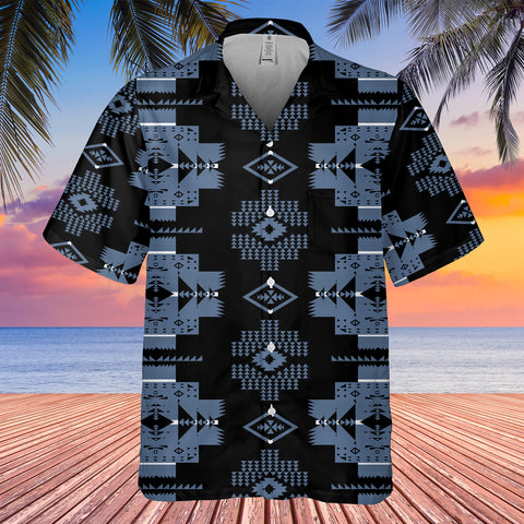 Powwow StoreGBNAT0072005 Pattern Native Hawaiian Shirt 3D