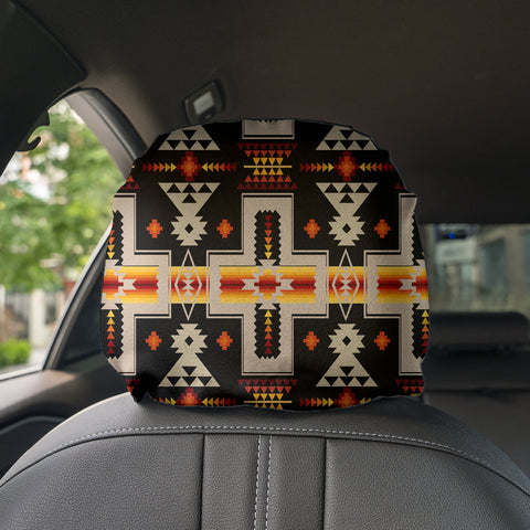 Powwow StoreGBNAT0006201 Pattern Native Headrest Cover