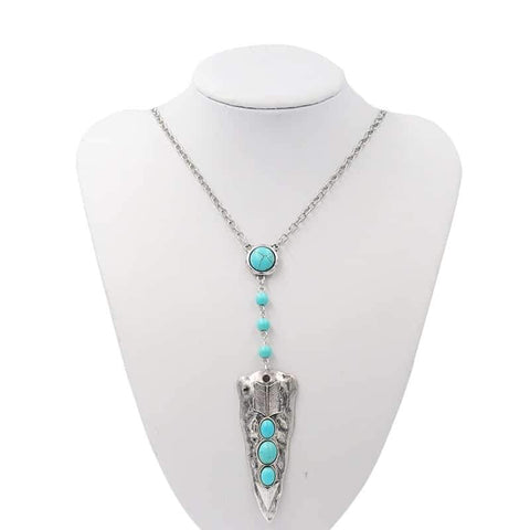 Arrowhead Necklace Tribal Ethnic Native American Necklace - ProudThunderbird