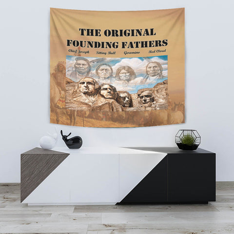 Powwow StoreTPT0003 Founding Fathers Native American Tapestry