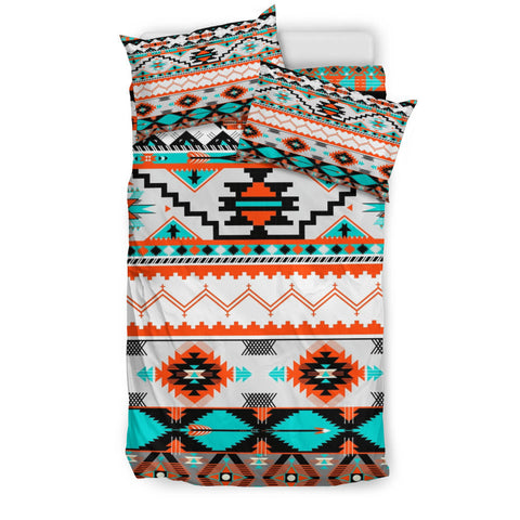 Powwow Store gb nat00152 bedd01 native american border design patterns bedding set