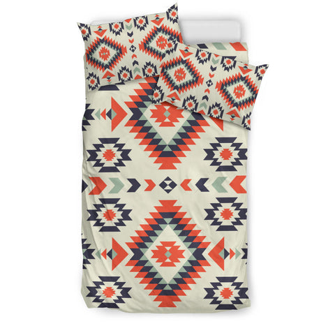Powwow Store gb nat00389 pink geometric pattern bedding set