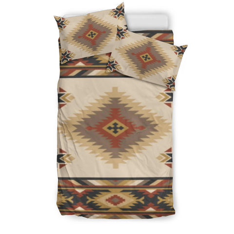 Powwow Store bds02 pattern brown bedding sets