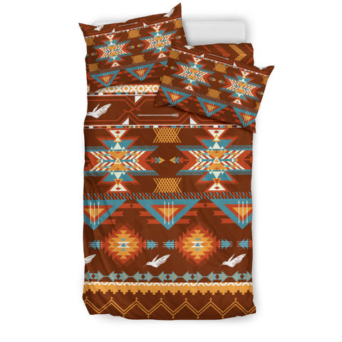 Powwow Store gb nat00580 pattern with birds bedding sets