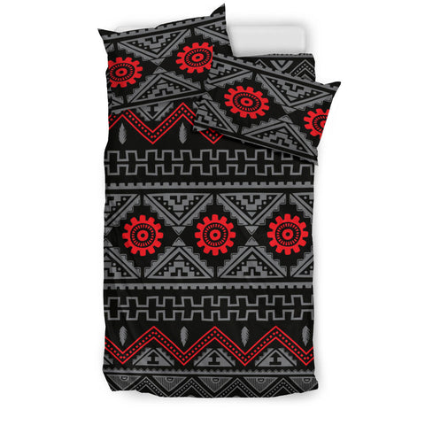 Powwow Store gb nat00595 black pattern native bedding set