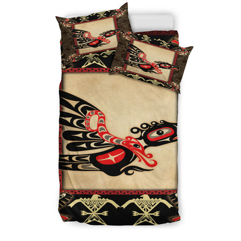Powwow StoreBDS00034 Symbol Thunderbird Native Bedding Sets