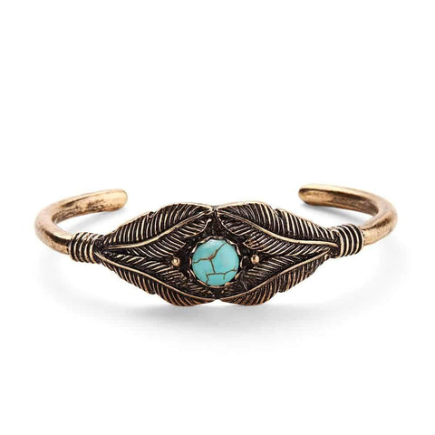 Round Open Native American Bracelet - Powwow Store