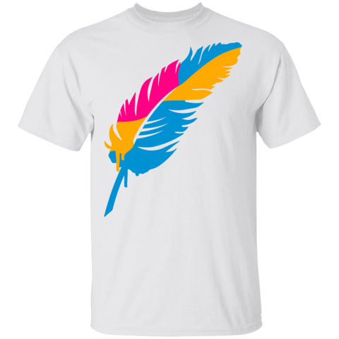 A colorful feather T-Shirt - Powwow Store