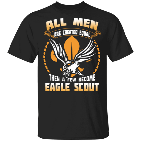 All Men Are Created Equal Then A Few Become Eagle T-Shirt - Powwow Store