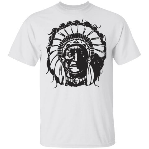 American Native Head T-Shirt - Powwow Store