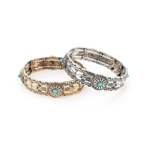 Powwow Store ethnic cuff bangle womens bangle bracelet deco stones vintage boho bohemian tribal jewelry 2019 arrow bracelet bracelet manchettemanchette bracelet