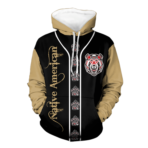 Powwow StoreHD00042  Native American Pride  3D Hoodie