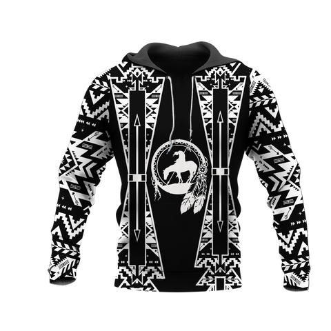 Powwow StoreHD000448 Pattern Native Pride 3D Hoodie