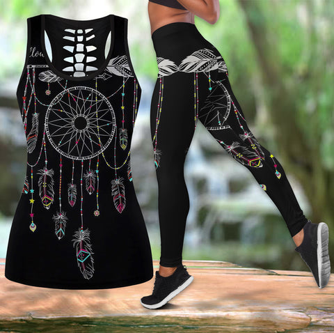 Powwow Store native american hollow tanktop legging set 32