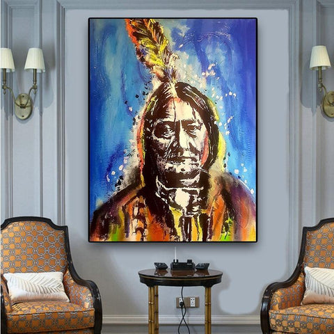 Native Cultural Women Native American Canvas - Powwow Store