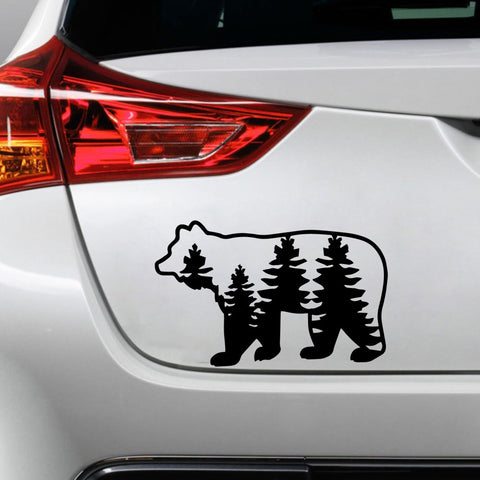 Powwow Store new design animal car stickers ussr waterproof self adhesive removable car sticker scratch cover decal auto decoration car stickers