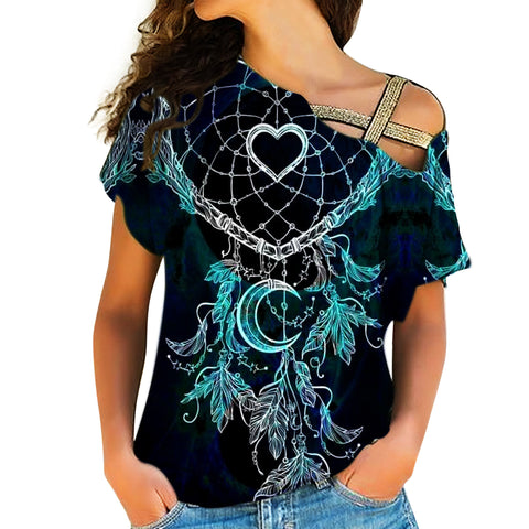 Powwow Store native american cross shoulder shirt 1196