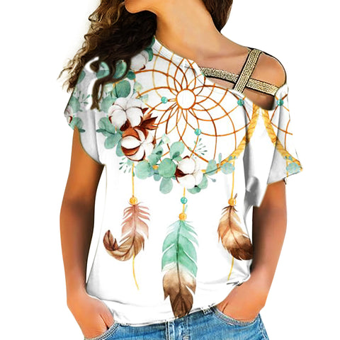 Powwow Store native american cross shoulder shirt 123