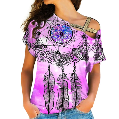 Powwow Store native american cross shoulder shirt 128