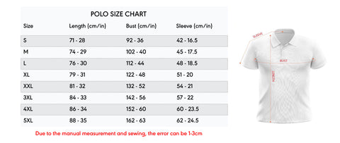 Powwow Store polo t shirt 3d new chart