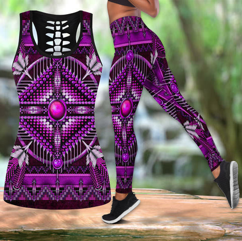 Powwow Store gb nat00023 05 naumaddic arts dark purple native american native tank top and legging set