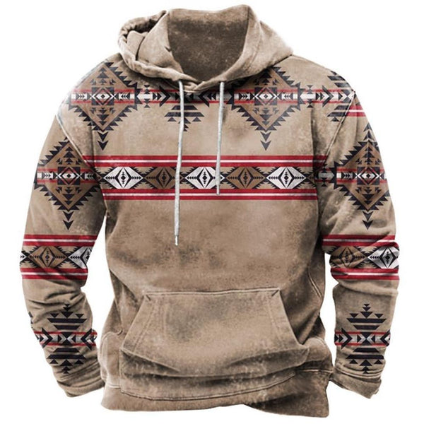 Vintage Indian Style Men s Hoodie Hooded Sweatshirt Unisex Harajuku Pu Powwow Store