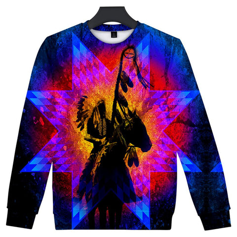New Native American Chief 3D Sweatshirt - Powwow Store