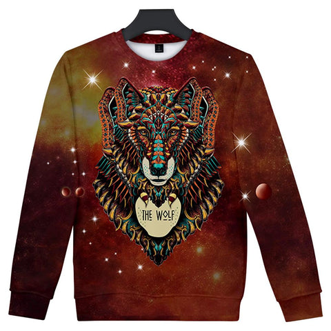Wolf Native American Art Sweatshirt - Powwow Store