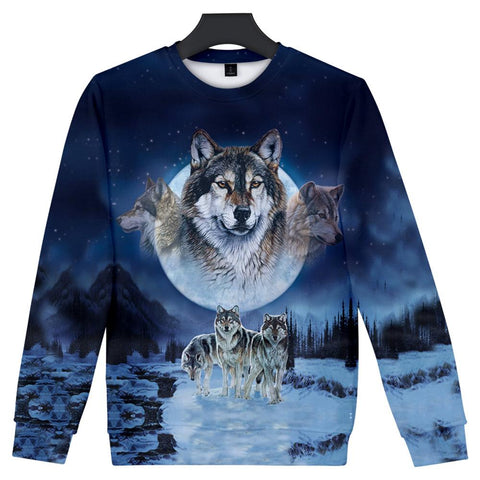 Wolves Native American 3D Sweatshirt - Powwow Store