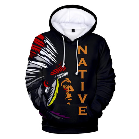 Chief Native American All Over Hoodie - Powwow Store