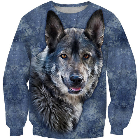 Wolf 3D Native American 3D Sweatshirt - Powwow Store