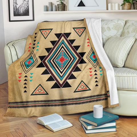 Powwow Store southwest symbol native american premium blanket