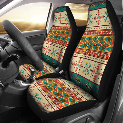 Native American Navajo Border Pattern Car Seat Covers - Powwow Store