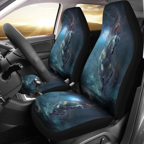 Powwow Store fs nat0053 green horse native car seat covers