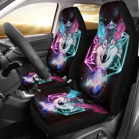 Powwow Store fs nat0051 wolf and smoke galaxy car seat covers