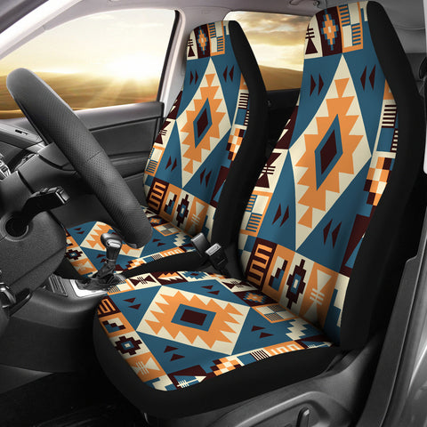 Powwow Store gb nat00427 navy arrow pattern car seat covers