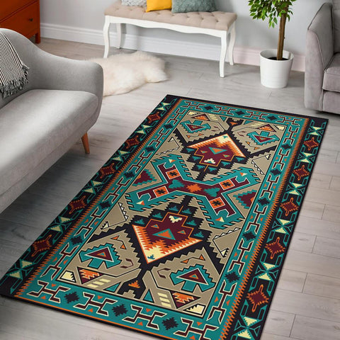 Native American Cuture Design Area Rug - Powwow Store