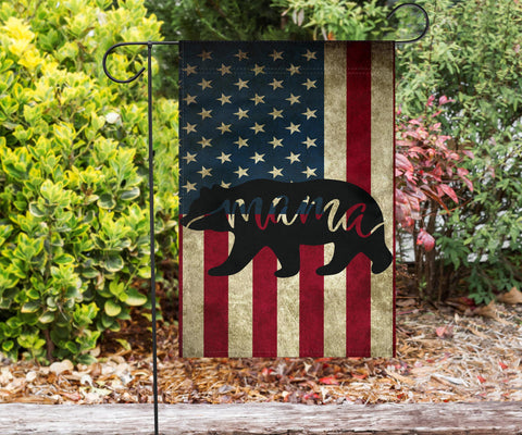 Powwow Store mama bear native american flag