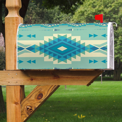 Powwow Store gb nat00599 pattern ethnic native mailbox cover