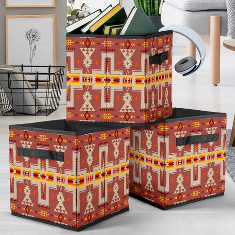 Powwow Store gb nat00062 11tan tribe design storage cube