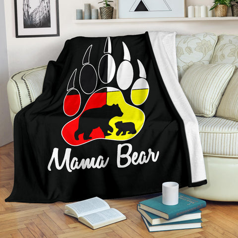 Powwow Store gb nat00126 blan01 mama bear medicine wheels native american blanket