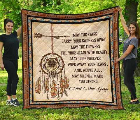 May The Star Carry Your Sadness Away Premium Quilt - Powwow Store