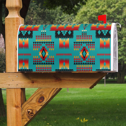 Powwow Store gb nat00046 01 tribes pattern mailbox cover