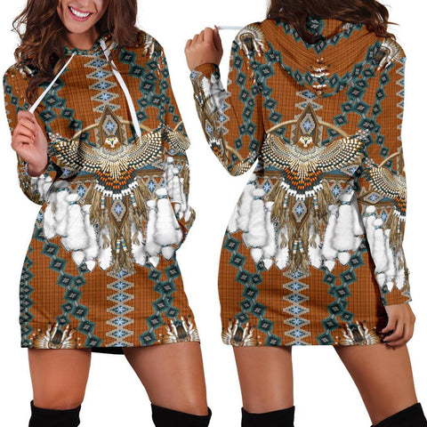 King Of Owl Native American Pride 3D Dress - ProudThunderbird